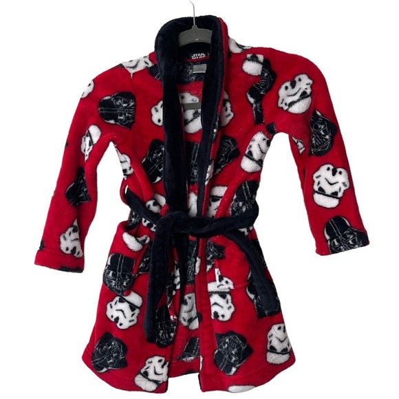 Star Wars Kids Fuzzy Robe Size 6 - Picture 1 of 5
